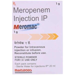 MEROMAC 1G INJ ANTI-INFECTIVES CV Pharmacy