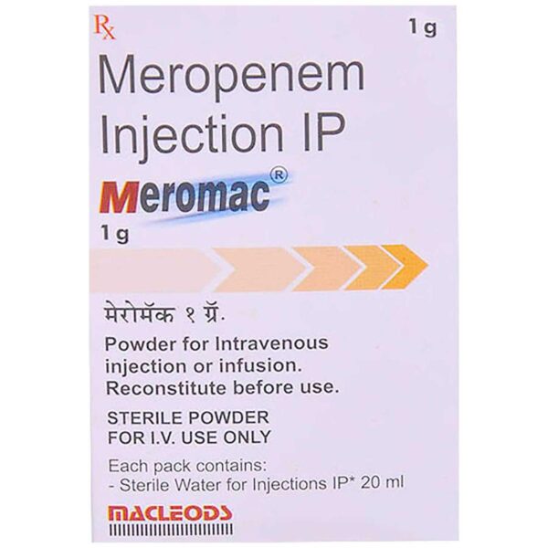 MEROMAC 1G INJ ANTI-INFECTIVES CV Pharmacy 2