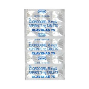 CLAVIX-AS 75MG TAB ANTIPLATELETS CV Pharmacy