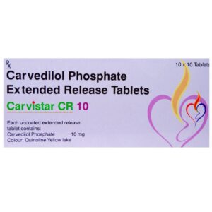 CARVISTAR CR 10MG TAB BETA BLOCKER CV Pharmacy