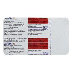 ZAVA-MET 500MG TAB ENDOCRINE CV Pharmacy