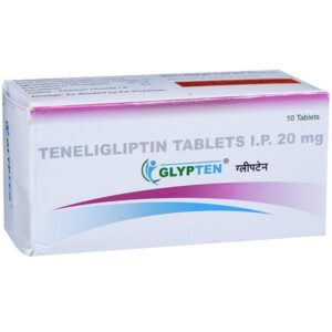 GLYPTEN 20MG TAB ENDOCRINE CV Pharmacy