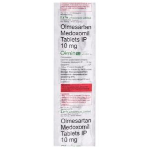 OLMIN 10MG TAB ANGIOTENSIN-II ANTAGONIST CV Pharmacy