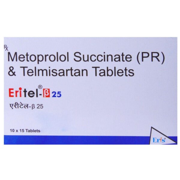 ERITEL BETA 25 TAB BETA BLOCKER CV Pharmacy