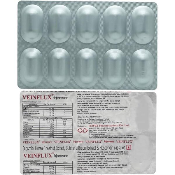 VEINFLUX CAPSULE PHLEBOTONIC CV Pharmacy 2