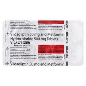 VILACT M 500MG TAB ENDOCRINE CV Pharmacy