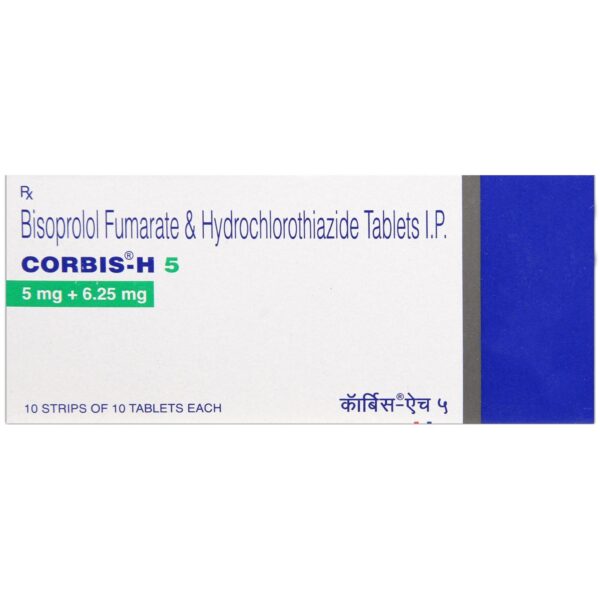 CORBIS-H 5MG TAB BETA BLOCKER CV Pharmacy 2
