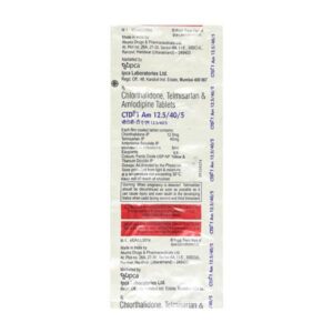 CTD-T AM 12.5/40/5MG TAB CARDIOVASCULAR CV Pharmacy