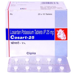 COSART 25MG TAB ANGIOTENSIN-II ANTAGONIST CV Pharmacy