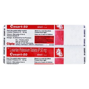 COSART 50MG TAB ANGIOTENSIN-II ANTAGONIST CV Pharmacy