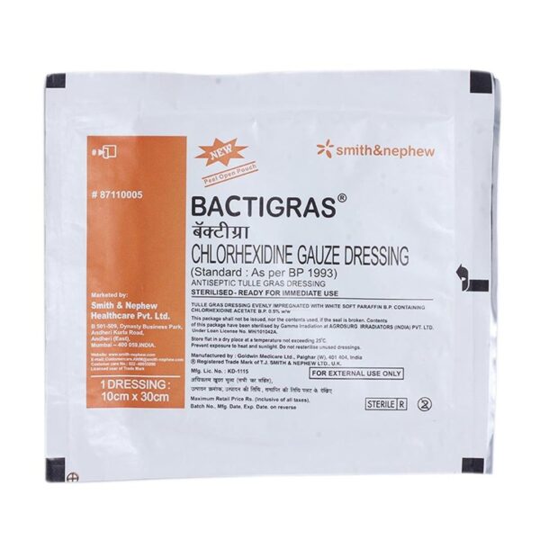 BACTIGRASS 10CM X 30CM Medicines CV Pharmacy