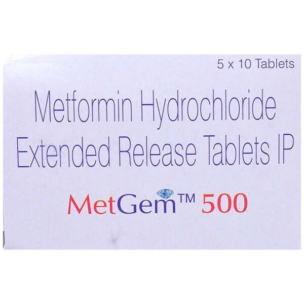 METGEM 500 TAB ENDOCRINE CV Pharmacy