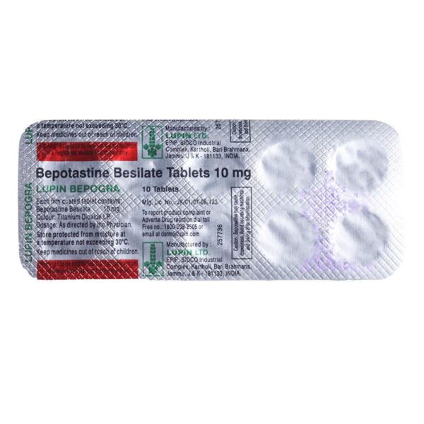 BEPOGRA 10MG TAB Medicines CV Pharmacy