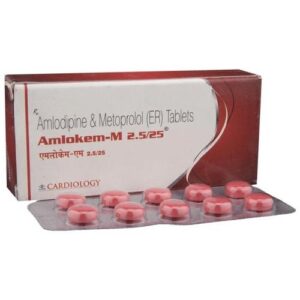 AMLOKEM M 2.5 /25 TAB BETA BLOCKER CV Pharmacy