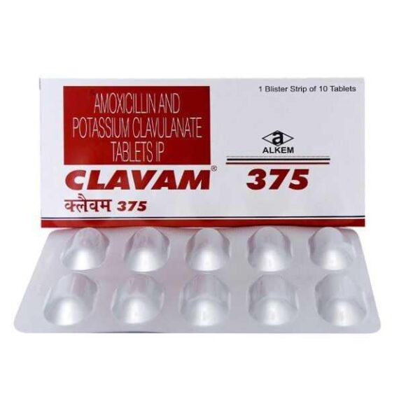 CLAVAM 375 TAB ANTI-INFECTIVES CV Pharmacy