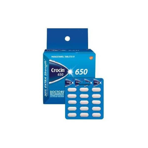 CROCIN 650MG TAB ANALGESICS AND ANTIPYRETICS CV Pharmacy