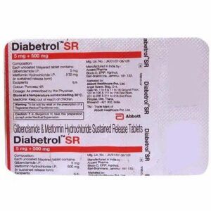 DIABETROL SR TAB ENDOCRINE CV Pharmacy