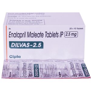 DILVAS 2.5MG TAB ACE INHIBITORS CV Pharmacy