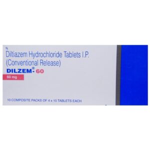 DILZEM 60MG TAB CALCIUM CHANNEL BLOCKERS CV Pharmacy