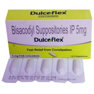 DULCOFLEX 5MG SUPPOSITORY FOR CHILDREN Medicines CV Pharmacy