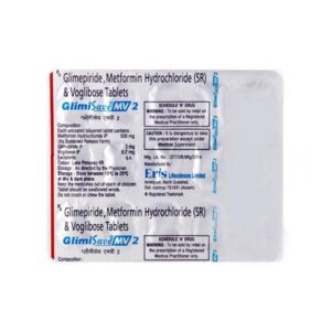 GLIMISAVE MV 2 TAB ENDOCRINE CV Pharmacy