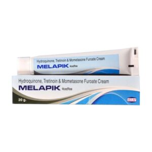 MELAPIK CREAM 20GM DERMATOLOGICAL CV Pharmacy