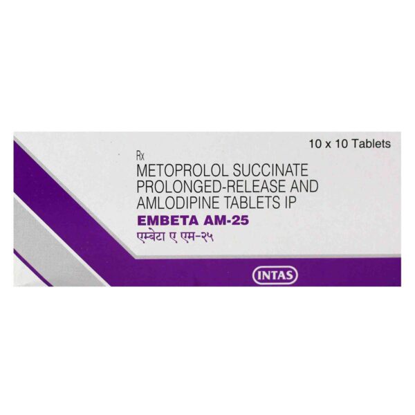 EMBETA-AM 25 BETA BLOCKER CV Pharmacy