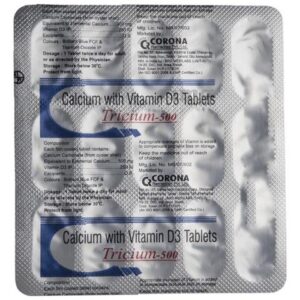 TRICIUM 500 TAB CALCIUM CV Pharmacy