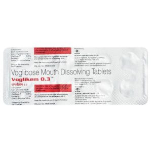 VOGLIKEM 0.3 TAB ENDOCRINE CV Pharmacy