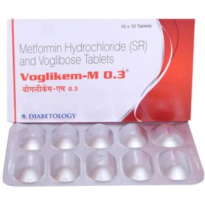 VOGLIKEM-M 0.3 TAB ENDOCRINE CV Pharmacy