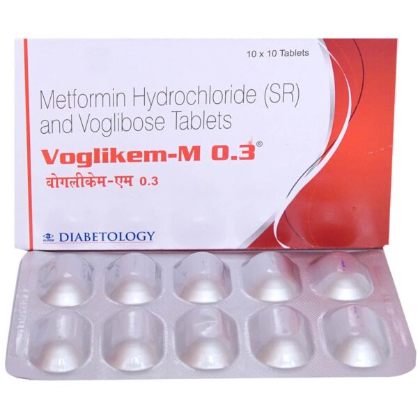 VOGLIKEM-M 0.3 TAB ENDOCRINE CV Pharmacy 2