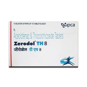 ZERODOL TH 8 TAB MUSCLE RELAXANTS CV Pharmacy