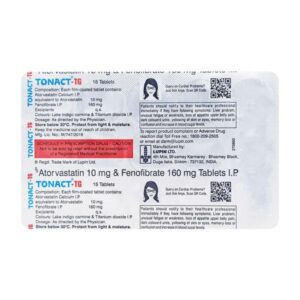 TONACT-TG (10MG) TAB ANTIHYPERLIPIDEMICS CV Pharmacy