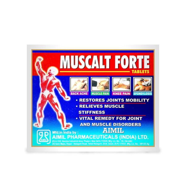 MUSCALT FORTE TAB 30`S Medicines CV Pharmacy