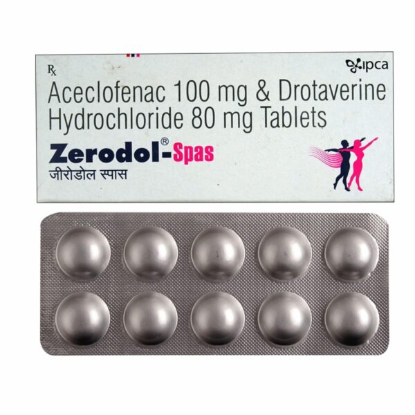 ZERODOL SPAS TAB ANTISPASMODICS CV Pharmacy 2