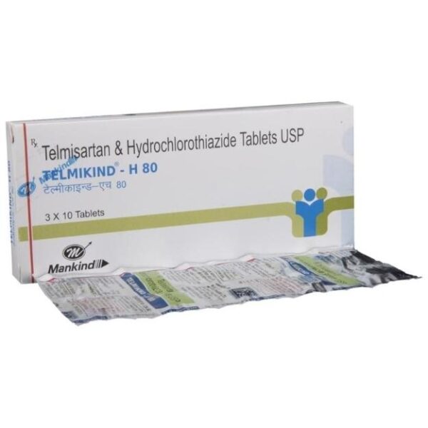 TELMIKIND H 80 TAB ANGIOTENSIN-II ANTAGONIST CV Pharmacy