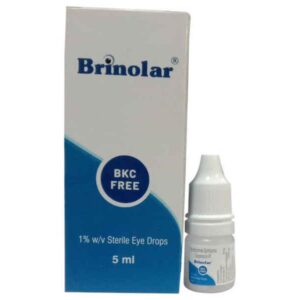 BRINOLAR 1.0% EYE DROPS Medicines CV Pharmacy