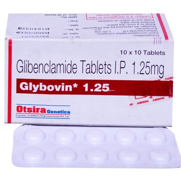 GLYBOVIN 1.25 TAB ENDOCRINE CV Pharmacy