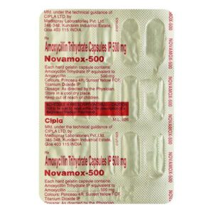 NOVAMOX 500MG CAP Medicines CV Pharmacy