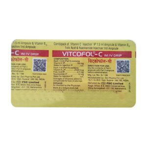 VITCOFOL C AMP Medicines CV Pharmacy