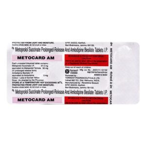 METOCARD AM TAB BETA BLOCKER CV Pharmacy