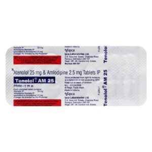 TENOLOL AM 25 MG BETA BLOCKER CV Pharmacy