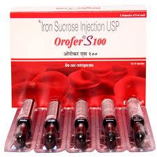 OROFER S 100MG INJ 5ML Medicines CV Pharmacy