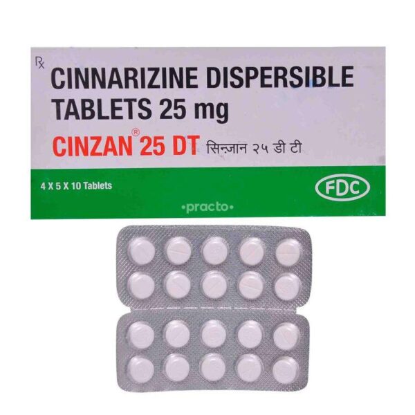 CINZAN 25MG DT TAB ANTIVERTIGO CV Pharmacy 2