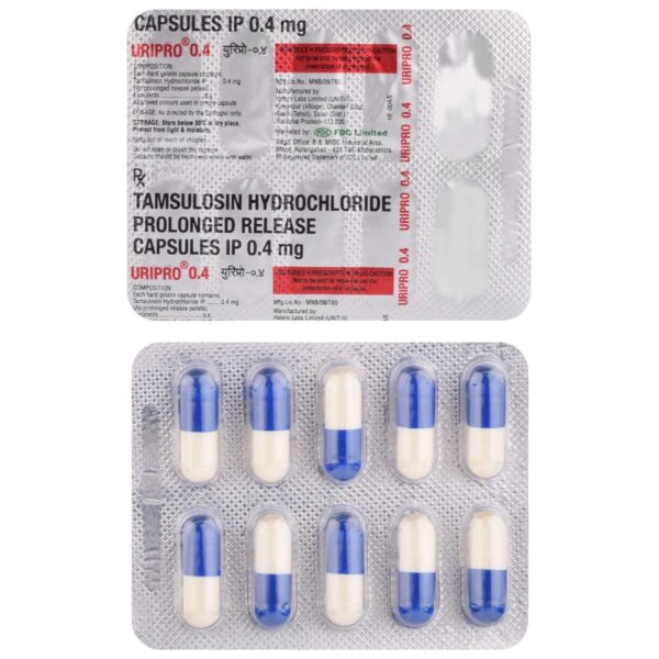 URIPRO 0.4MG CAPS BLADDER AND PROSTATE CV Pharmacy 2