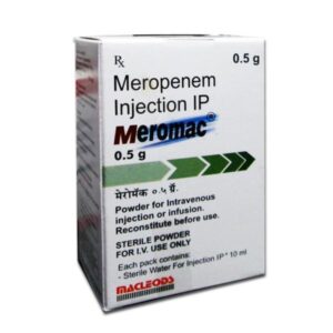 MEROMAC 500MG INJ ANTI-INFECTIVES CV Pharmacy