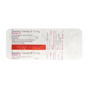 BACLOF-10 MG Medicines CV Pharmacy