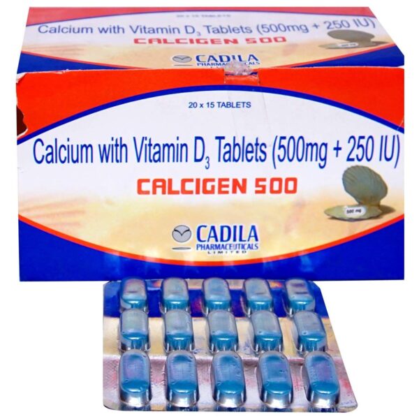 CALCIGEN 500MG TAB Generics CV Pharmacy