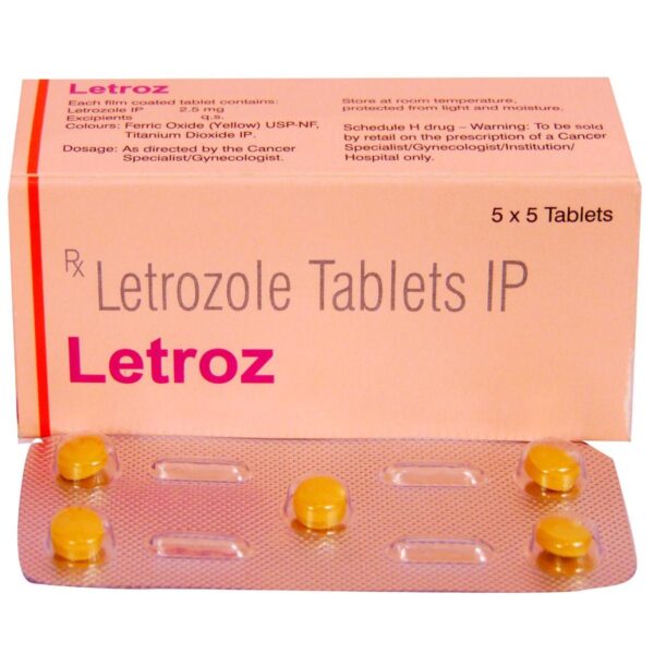 LETROZ 2.5MG TAB AROMATASE INHIBITORS CV Pharmacy 2