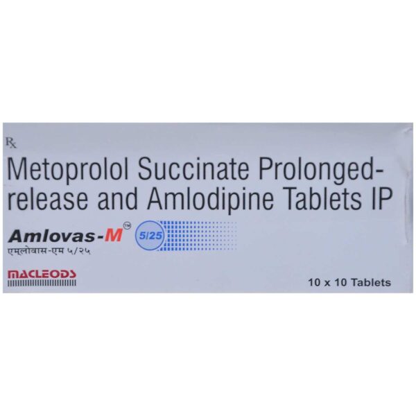 AMLOVAS M 5/25 TAB CALCIUM CHANNEL BLOCKERS CV Pharmacy